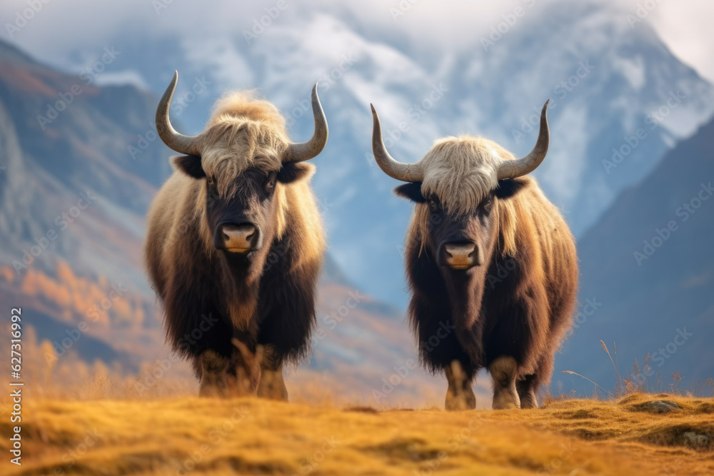 Yak, Wildlife Photography, Generative AI