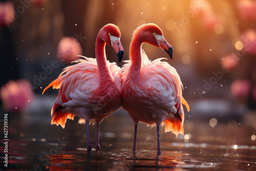 Flamingo, Wildlife Photography, Generative AI