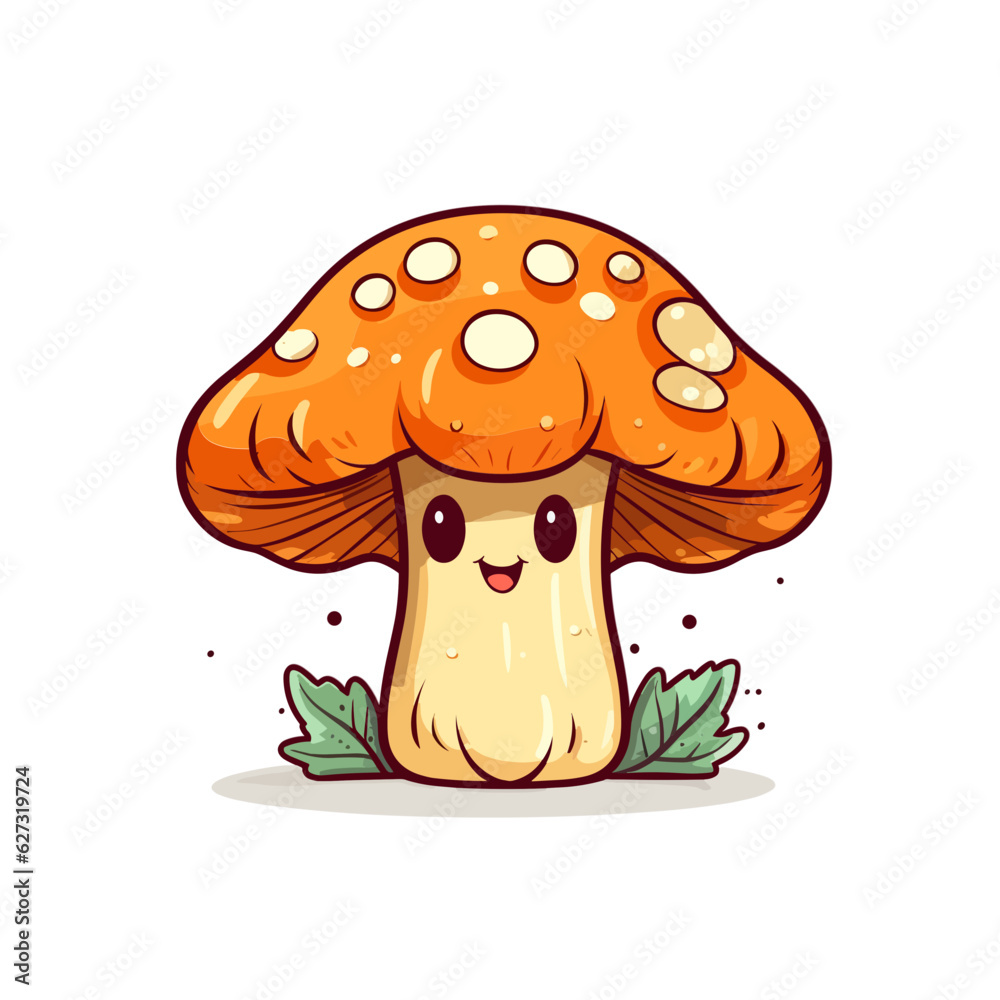 Kawaii Mushroom, cute, svg, sticker, nature, anime, toadstool Kawaii Mushroom, cute, svg, sticker, nature, anime, toadstool