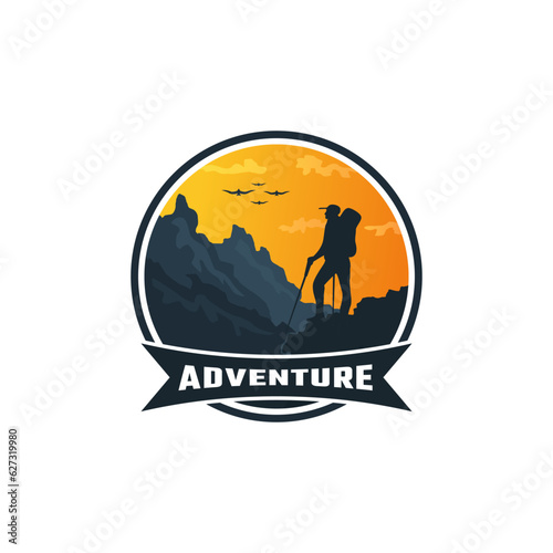 Adventure Logo With Gradient Color And Modern Concept Logo For Template