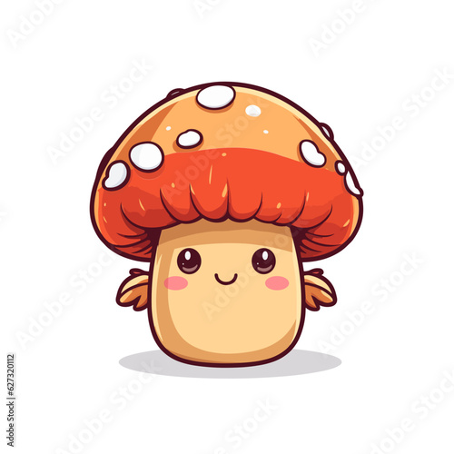  Kawaii Mushroom, cute, svg, sticker, nature, anime, toadstool
