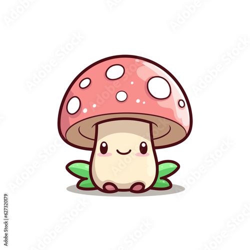  Kawaii Mushroom, cute, svg, sticker, nature, anime, toadstool