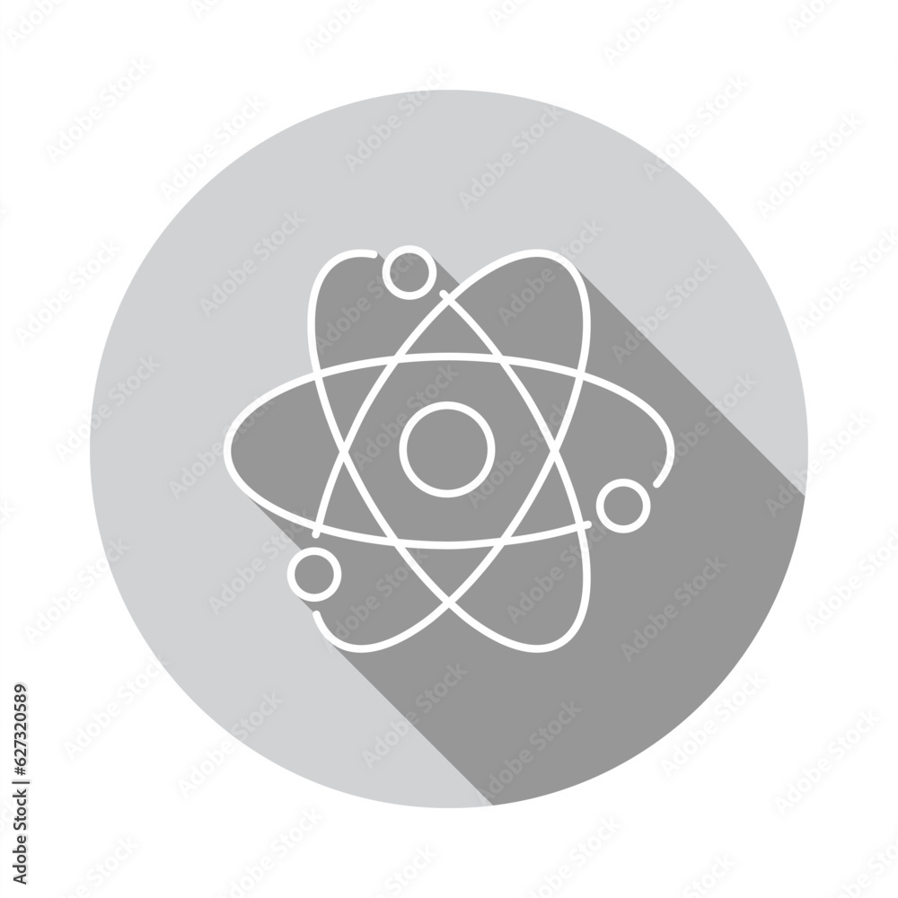 Atom line icon, outline vector sign, linear style pictogram. Symbol, logo illustration. Atom line icon, outline vector sign, linear style pictogram. Symbol, logo illustration.