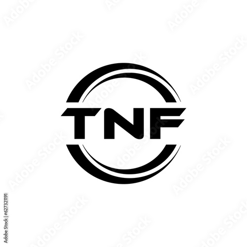 TNF Logo Design, Inspiration for a Unique Identity. Modern Elegance and Creative Design. Watermark Your Success with the Striking this Logo. photo