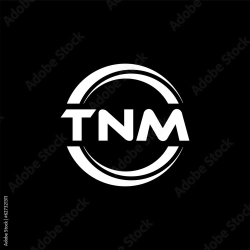 TNM Logo Design, Inspiration for a Unique Identity. Modern Elegance and Creative Design. Watermark Your Success with the Striking this Logo. photo