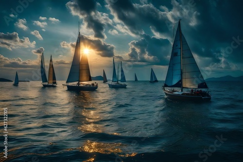 illustrations sailing