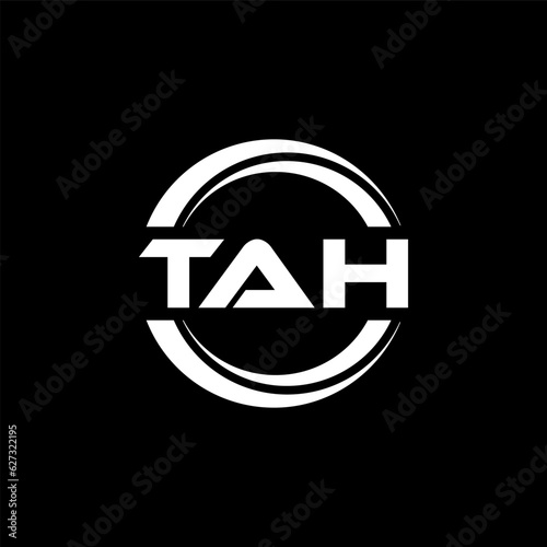 TAH Logo Design, Inspiration for a Unique Identity. Modern Elegance and Creative Design. Watermark Your Success with the Striking this Logo.
