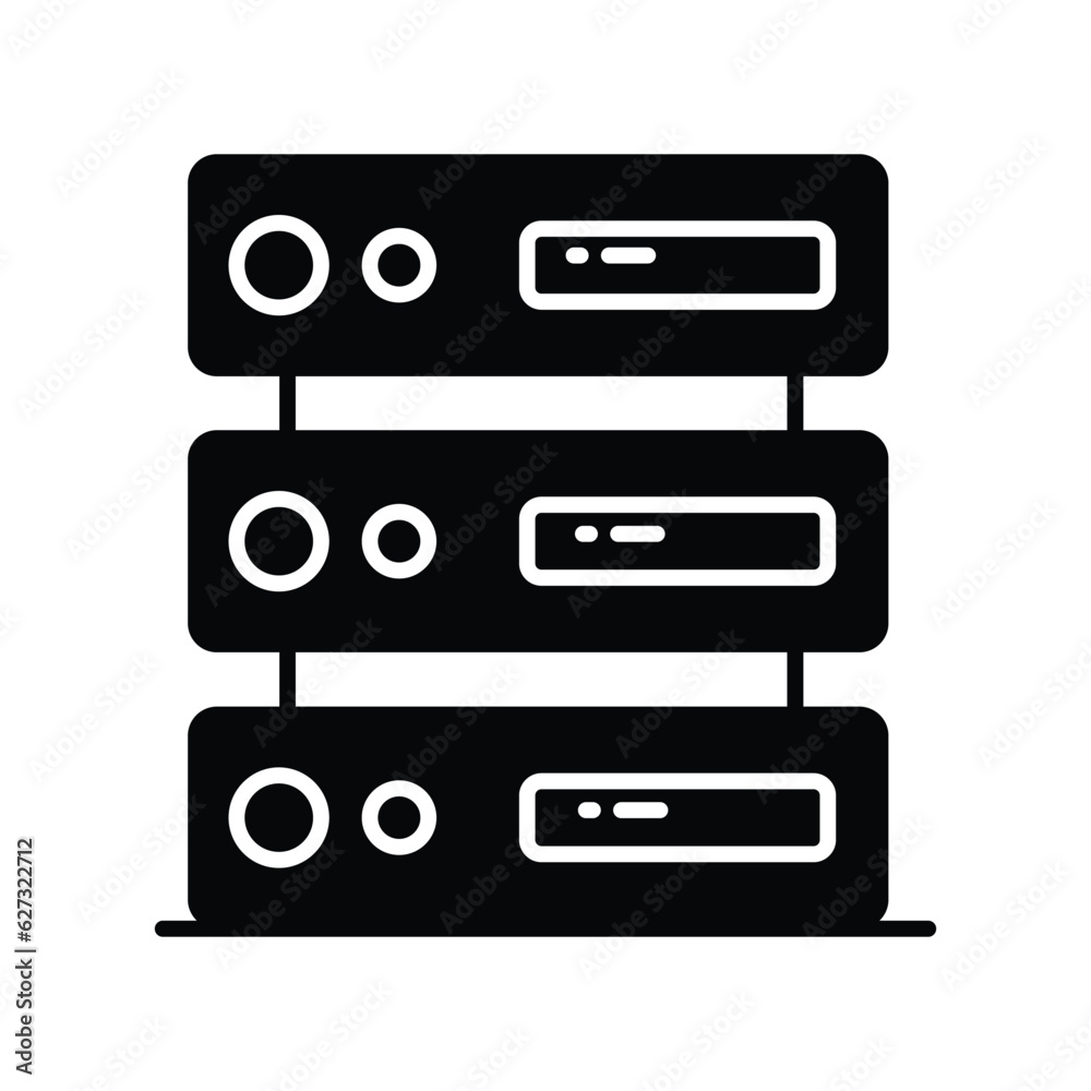 Check this beautifully designed icon of data server in modern style Check this beautifully designed icon of data server in modern style