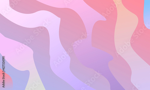 Abstract pastel background with waves. Modern pattern. Vector illustration for design. Pastel
