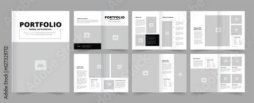 Portfolio Architecture Portfolio Architect Magazine Layout Template