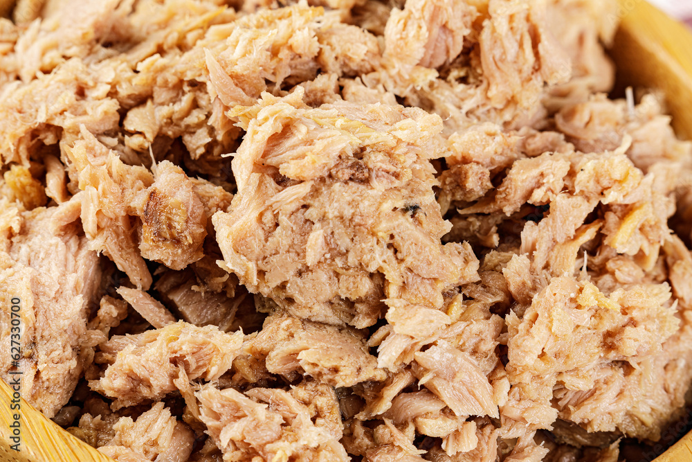 Close up chunks of Tuna a part of Keto Diet Close up chunks of Tuna a part of Keto Diet