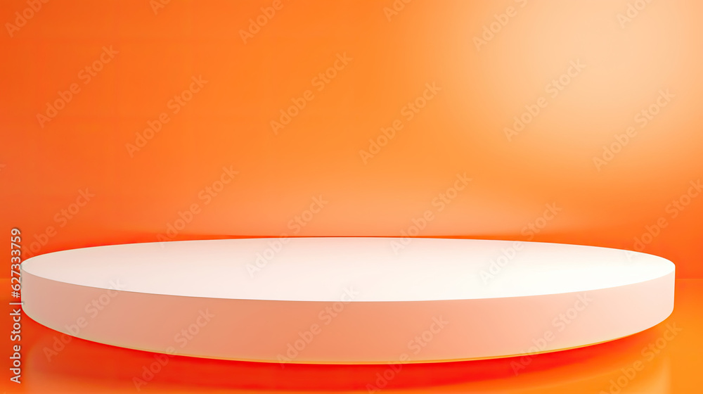 Bright orance background for product showcase Bright orance background for product showcase