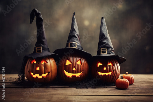 Halloween Spooky Nighttime Scene (Generative AI)