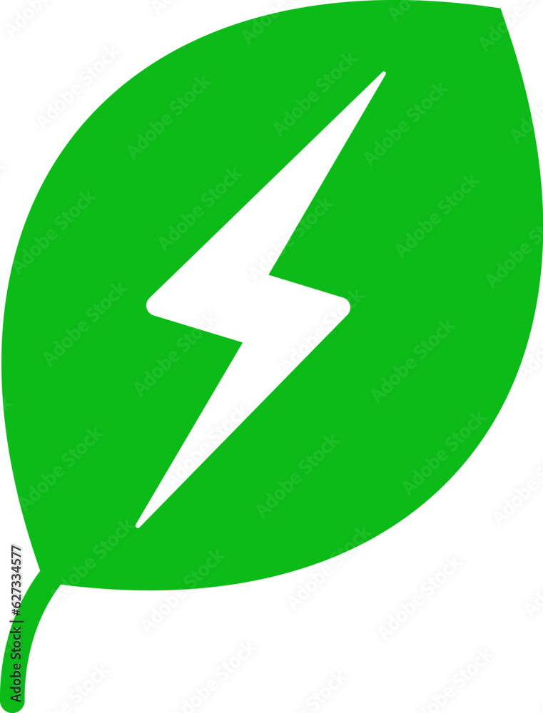 Eco energy icon in flat style. Vector. Eco energy icon in flat style. Vector.