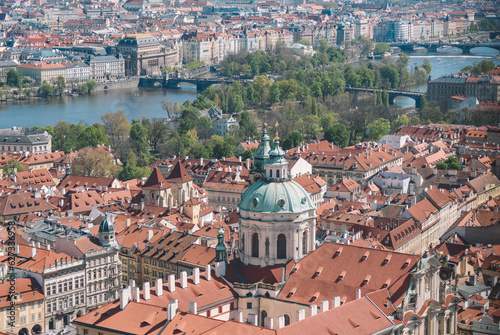 beautiful viewbeautiful view of the City Prague  of the City Prague  photo