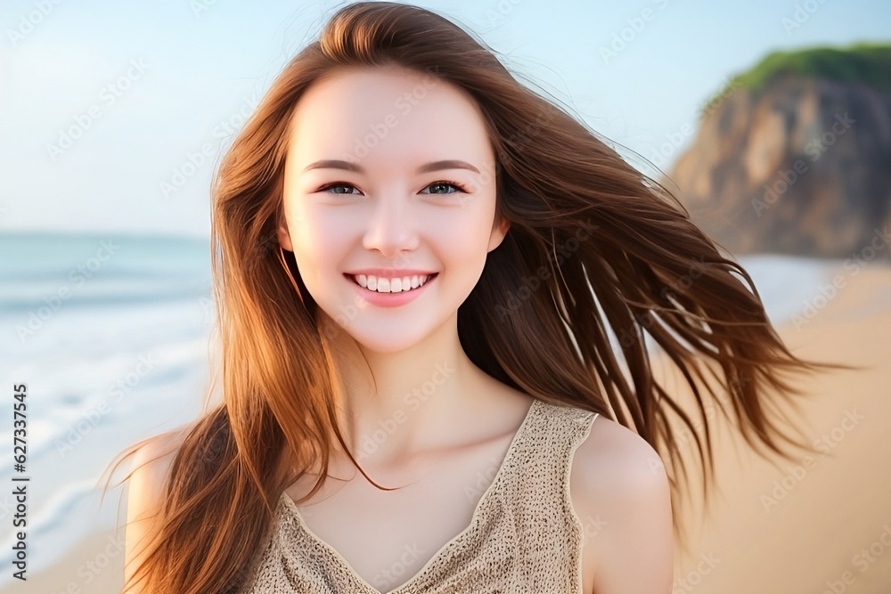 portrait of a woman Generative AI portrait of a woman Generative AI