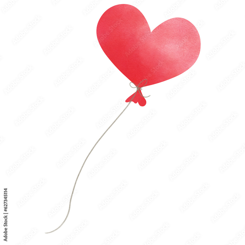 Heart balloon cute and minimal