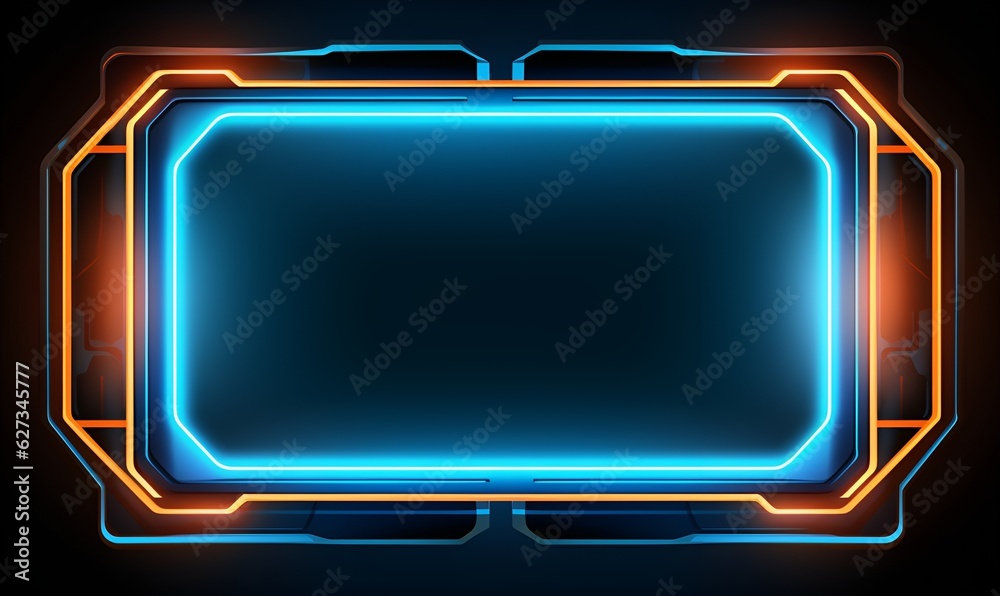 Abstract HUD sci-fi background Abstract HUD sci-fi background