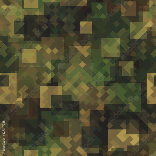 Texture military camouflage seamless pattern. Abstract army vector illustration