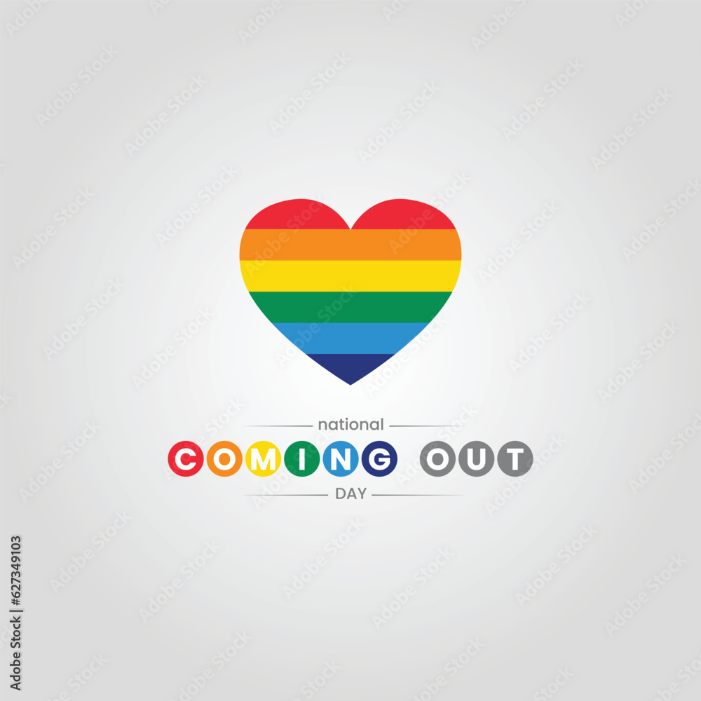 National Coming Out Day. Coming Out Day Creative Concept. National Coming Out Day. Coming Out Day Creative Concept.
