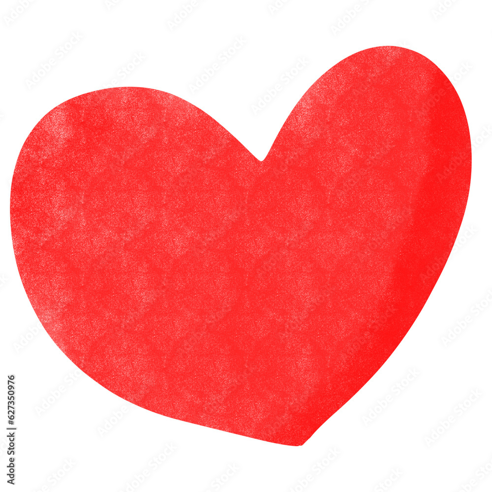 The heart is colorful The heart is colorful