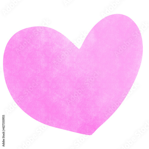 The heart is colorful 