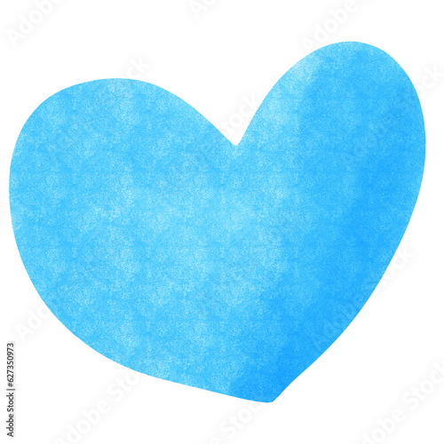 The heart is colorful 