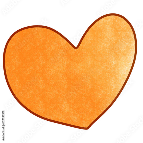 The heart is colorful 