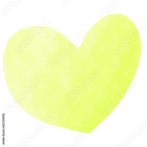 The heart is colorful 