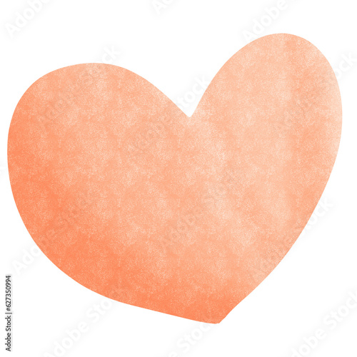 The heart is colorful 