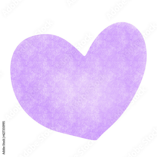 The heart is colorful 
