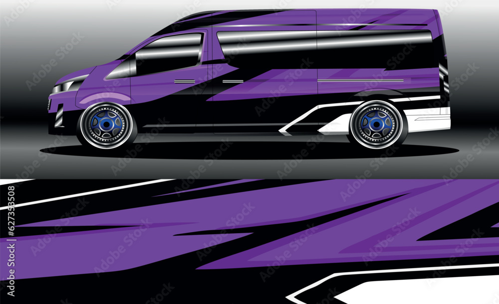 Van wrap design. Wrap, sticker and decal design for company. Van wrap design. Wrap, sticker and decal design for company.