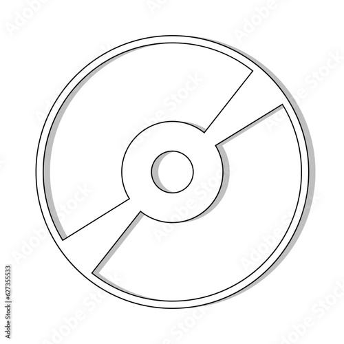 illustration of a disc
