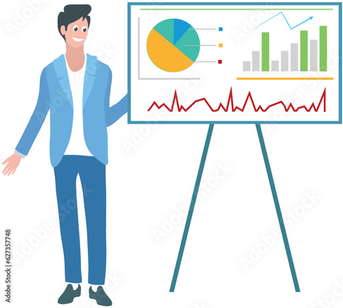 Office workers. Vector illustration. Office workers adapt to changing work dynamics and embrace innovation Office work requires effective communication and interpersonal skills A worker employee