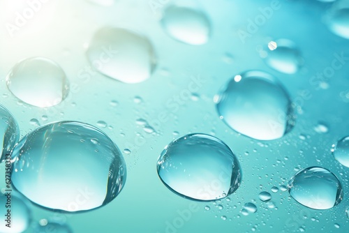  raindrop circles in sunshine from above on transparent water background