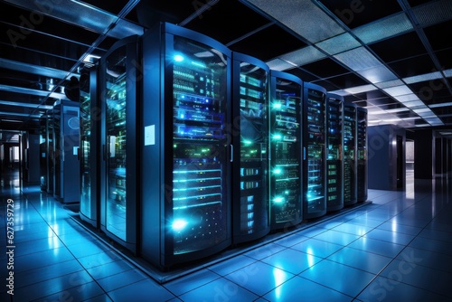 Server room in data centre