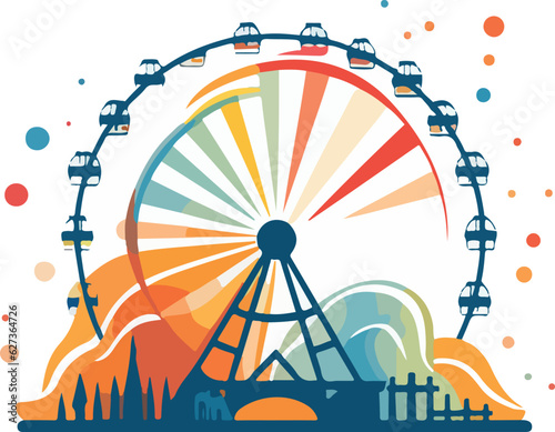 ferris wheel illustration
