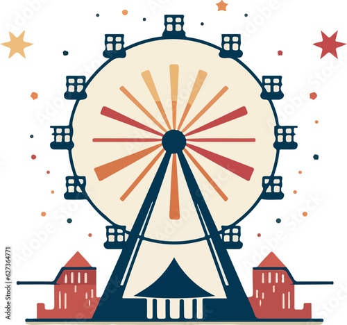 ferris wheel illustration