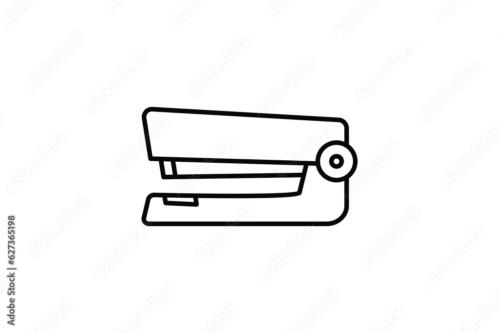 stapler icon. Icon related to stationery. line icon style. Simple vector design editable stapler icon. Icon related to stationery. line icon style. Simple vector design editable