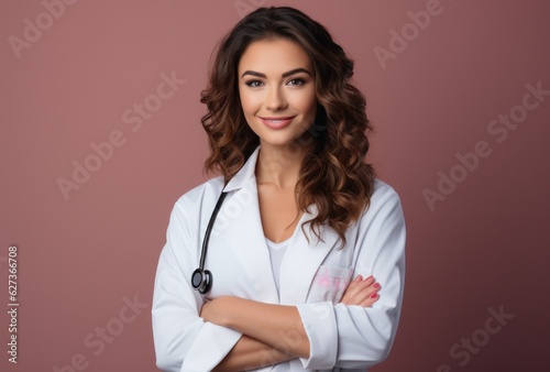 Medical beautiful woman smiling