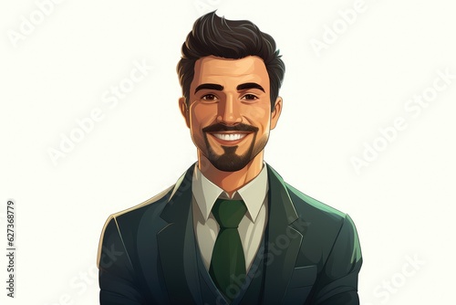 smiling businessman, generative artificial intelligence