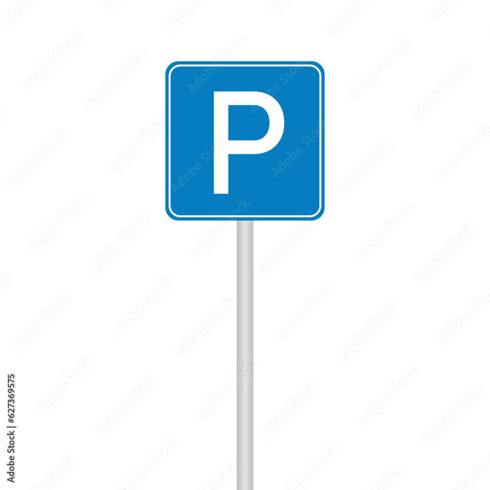 Parking Lots Sign or Parking Symbol in Parking Concept. Vector Illustration. Parking Lots Sign or Parking Symbol in Parking Concept. Vector Illustration.