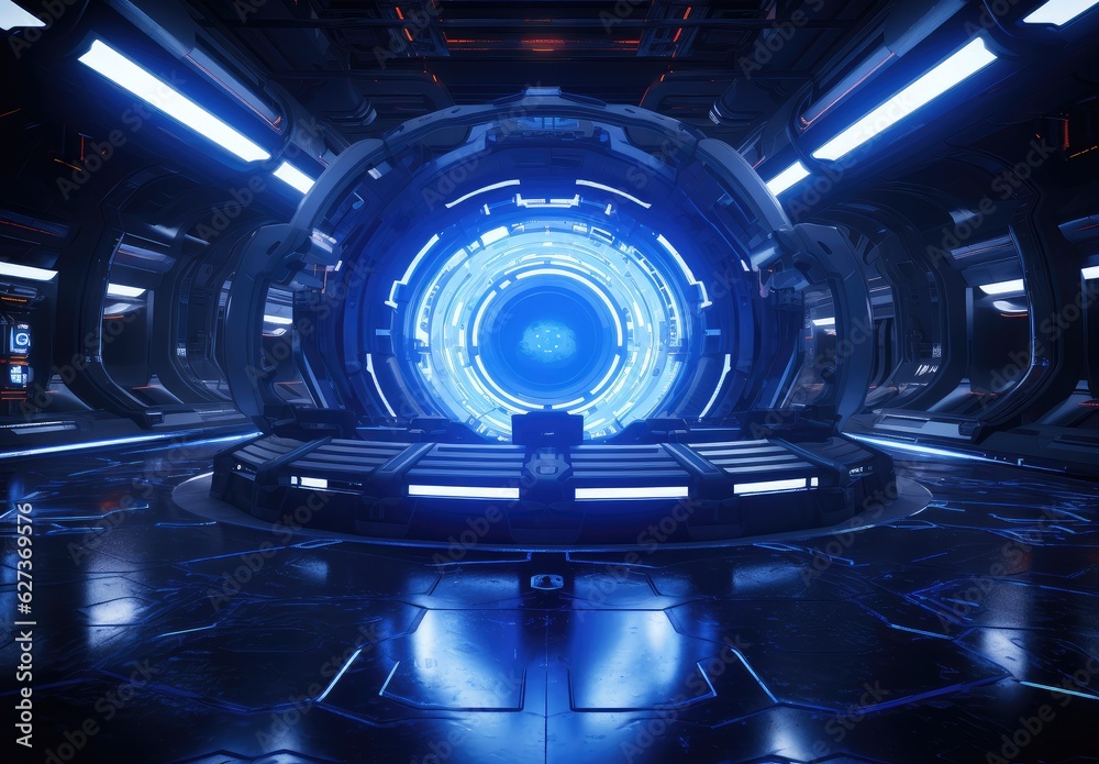 Fototapeta premium spacewars IN SPACESHIPS, generative artificial intelligence