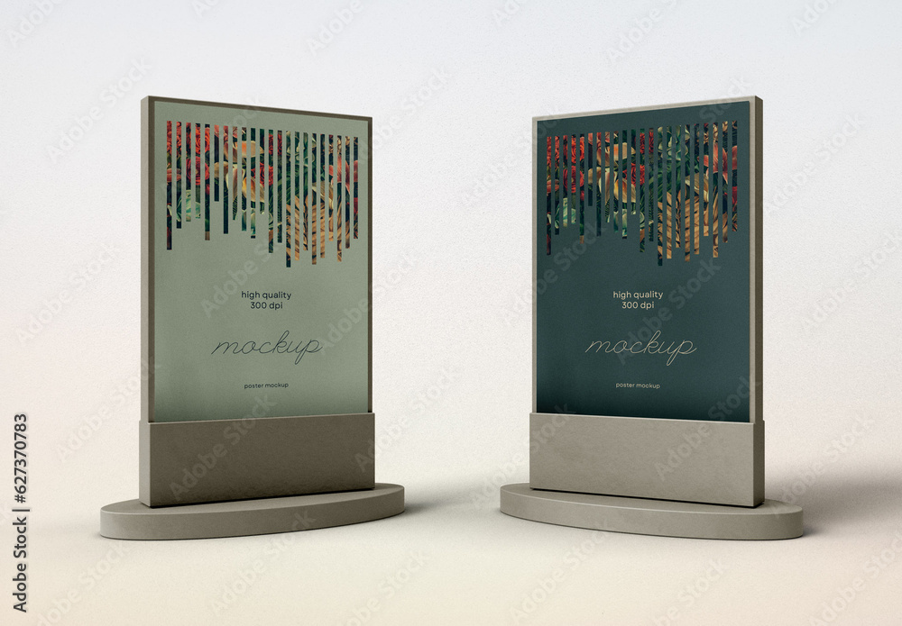 Outdoor Poster Mockup Stock Template | Adobe Stock