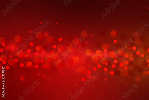 Colorful dark red shining love and romantic and festive bokeh background