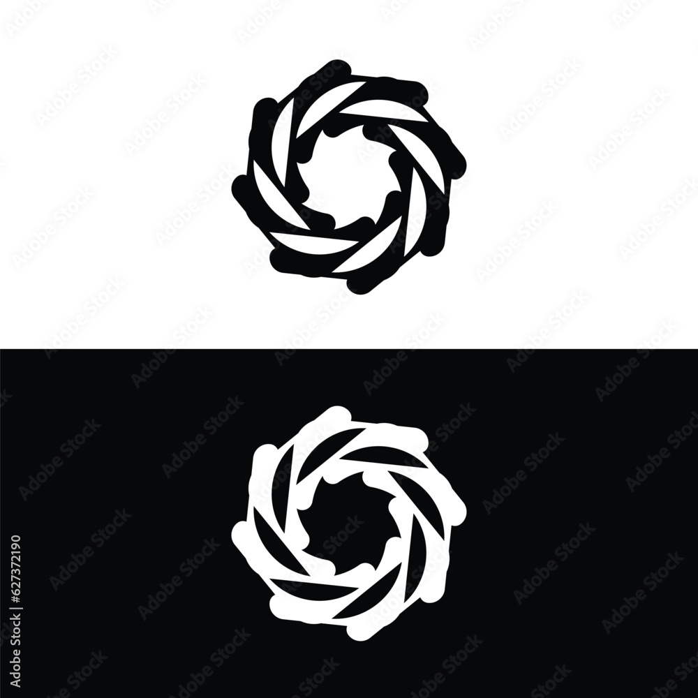 Circle vector logo template design . Circle icon illustration Circle vector logo template design . Circle icon illustration