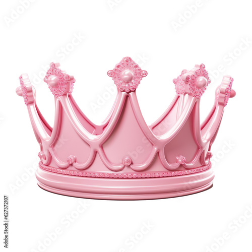 Fotografia, Obraz Pink princess crown isolated