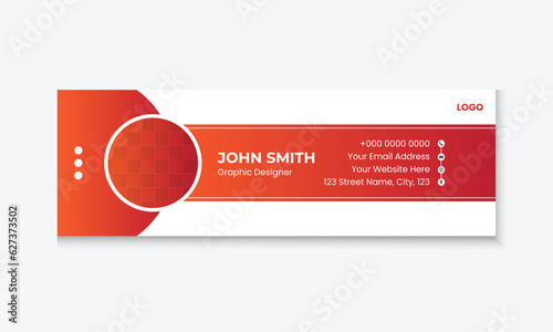 Minimal And Creative Corporate Email Signature Template