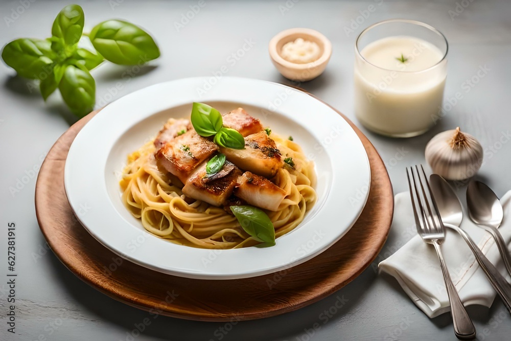 spaghetti with meatballs Generated AI spaghetti with meatballs Generated AI