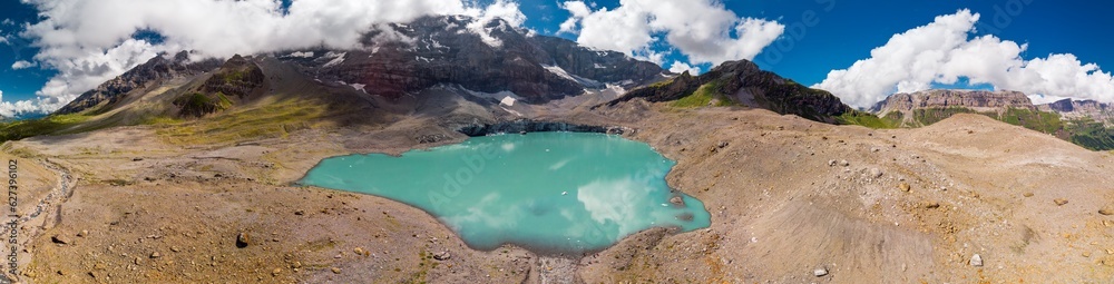 Griesslisee near Klausen mountain pass, Canton of Glarus, Switzerland, Europe. Griesslisee near Klausen mountain pass, Canton of Glarus, Switzerland, Europe.